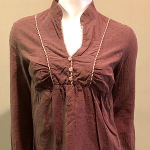 Final touch long sleeve top size med